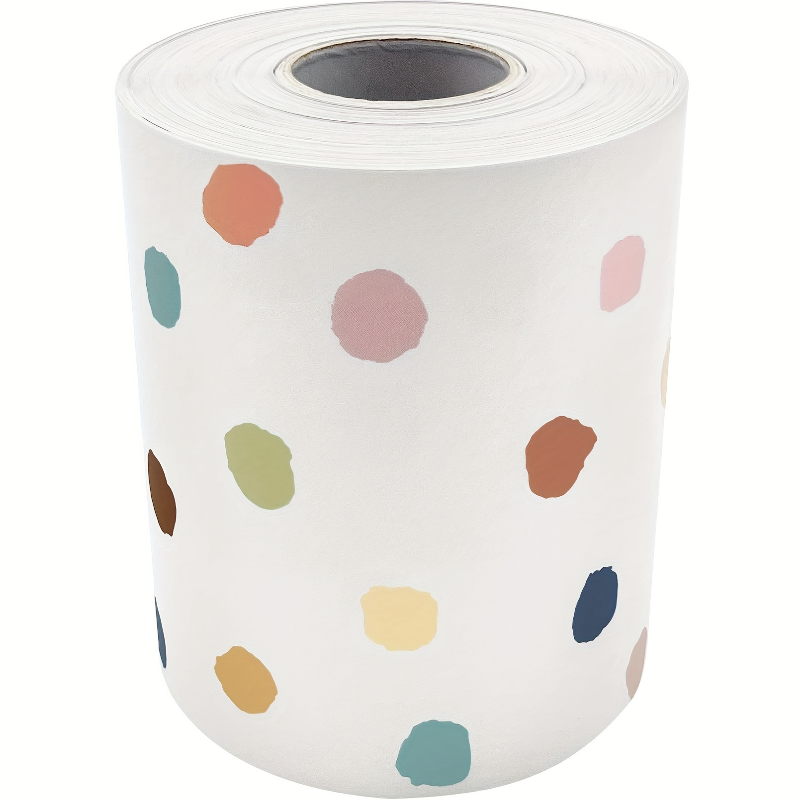 

Charming Painted Dots Border Trim - Non-adhesive, Perfect For Everyday Office Decor Office Wall Decor Cute Office Decor