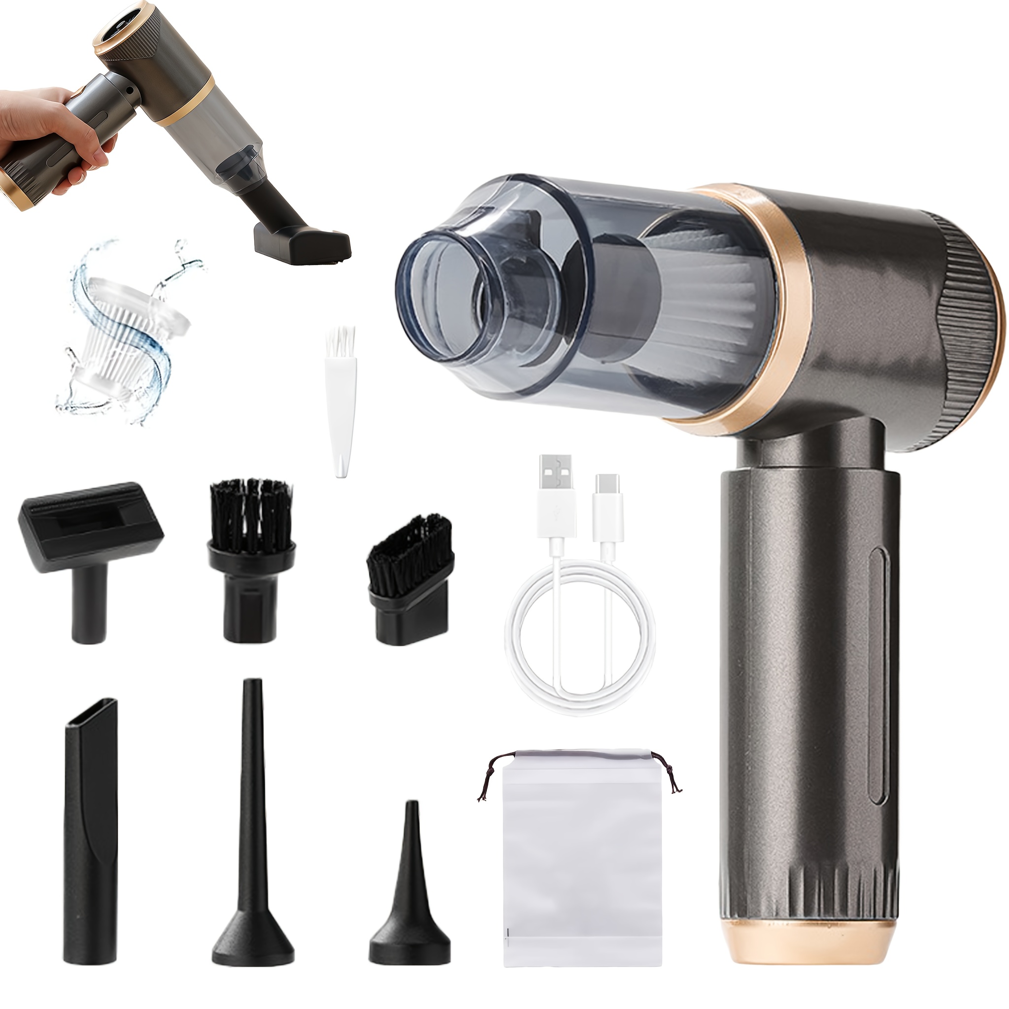 ultimate High-Power Cordless Vacuum Cleaner with 1500mAh Batteries, 3.5KPa Suction & Blower Function - Compact Design for Floors, Cars, and Computers, Vacuum Cleaner Cordless 3 ultimate High-Power Cordless Vacuum Cleaner with 1500mAh Batteries, 3.5KPa Suction & Blower Function - Compact Design for Floors, Cars, and Computers, Vacuum Cleaner Cordless - Image 3