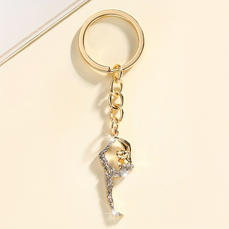 

Rhinestone Keychain - Alloy Key , Pendant, Bag Accessory, For