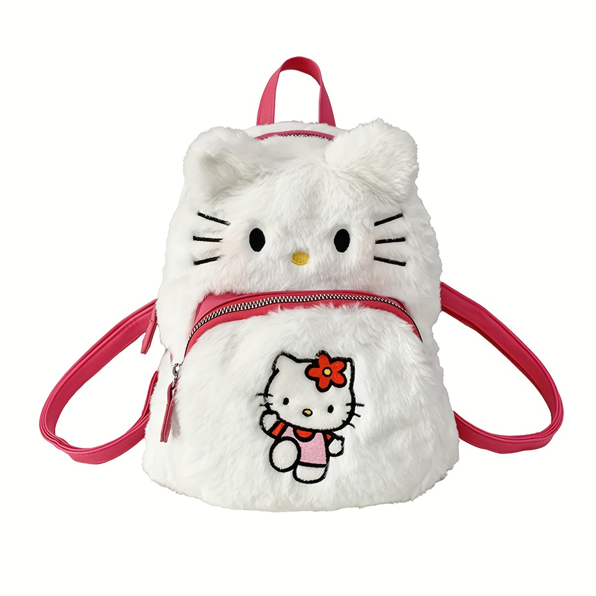 

Hello Kitty Cute Cartoon Women's Backpack, Hello Kitty And Friends, Made With The Softest Plush To Carry Your Hello Kitty Backpack Anywhere!