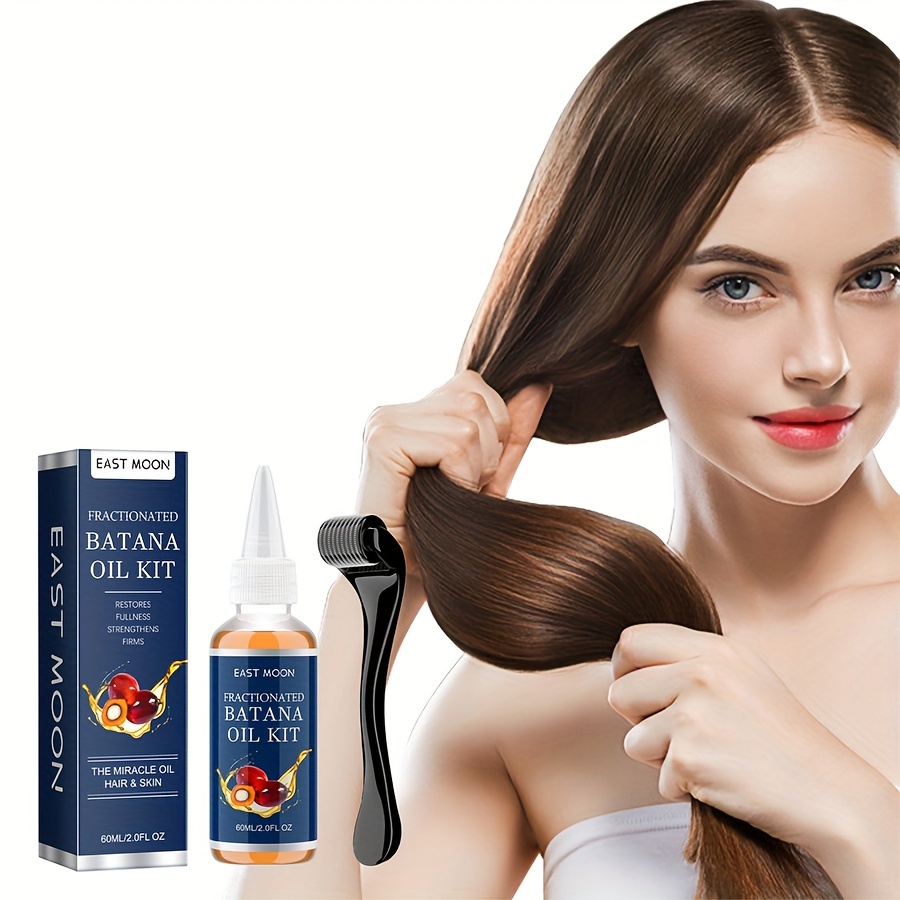 

Batana Oil Hair Care Serum Oil, Strengthens Hair, Repairs Split Ends Dry Damaged Hair, Hair Care Essential Oil For All Hair Types