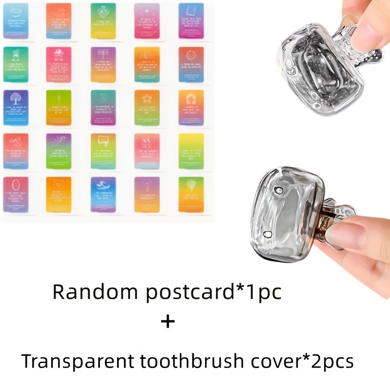 TEMU Transparent Travel Toothbrush Case, Personal Toothbrush Travel Box, Suitable For Use In Bathrooms And On Trips, Hygiene Accessory, Portable