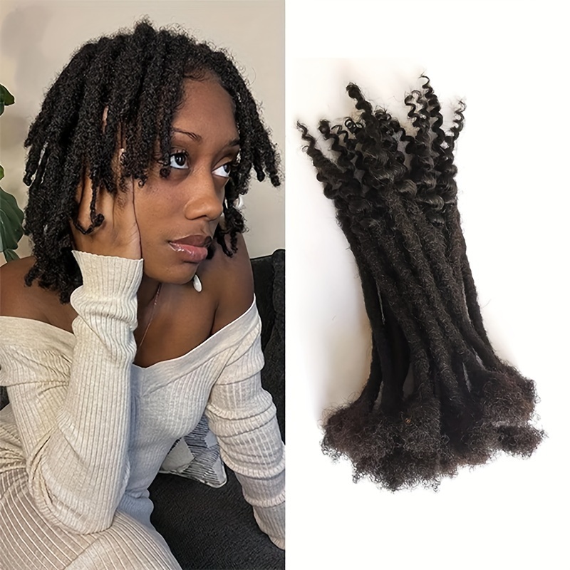 Afro Bulk Human Hair Locs Brazilian Remy Natural - Temu Canada