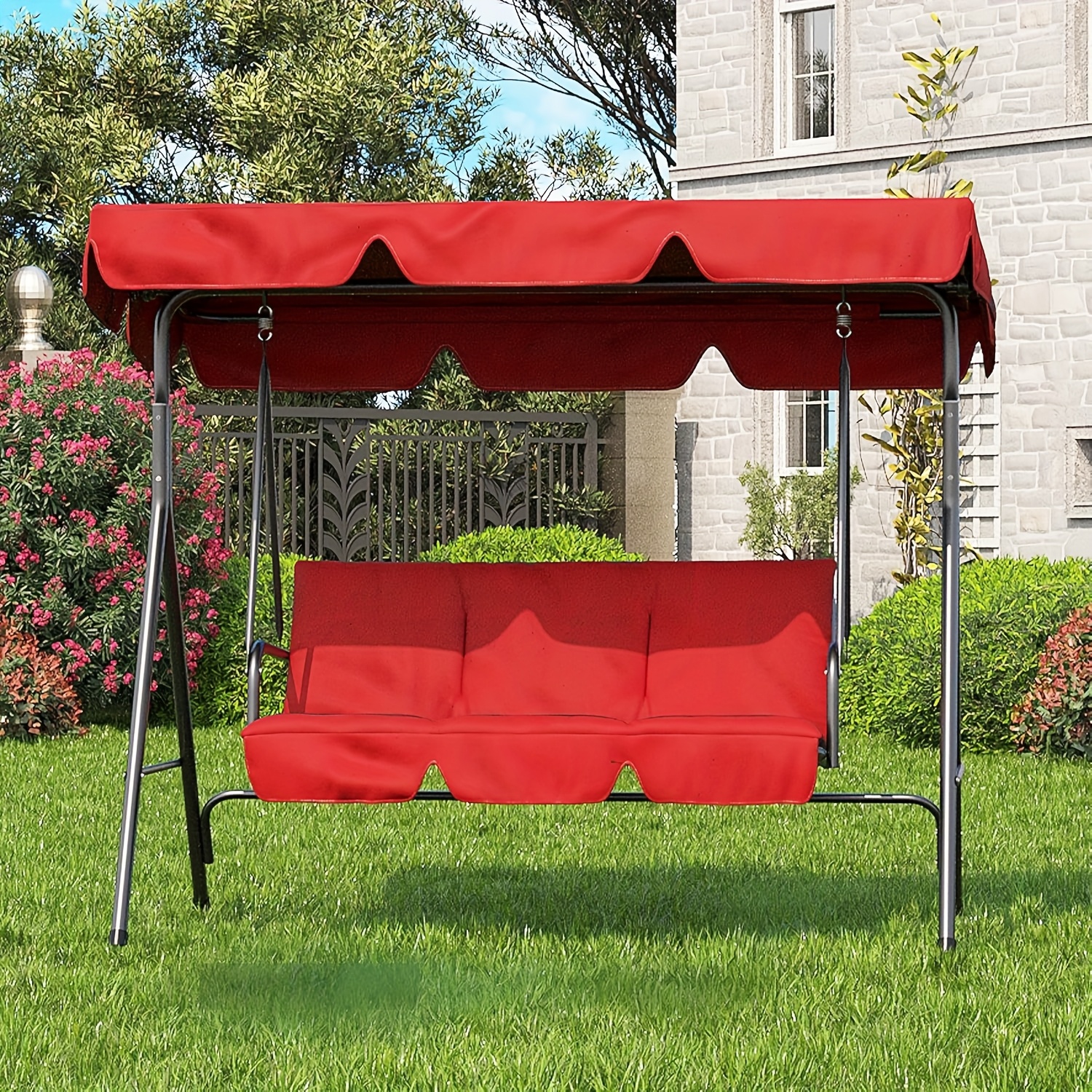 Patio Swing Cover Seater Garden Swing Seat Cover Waterproof 210D