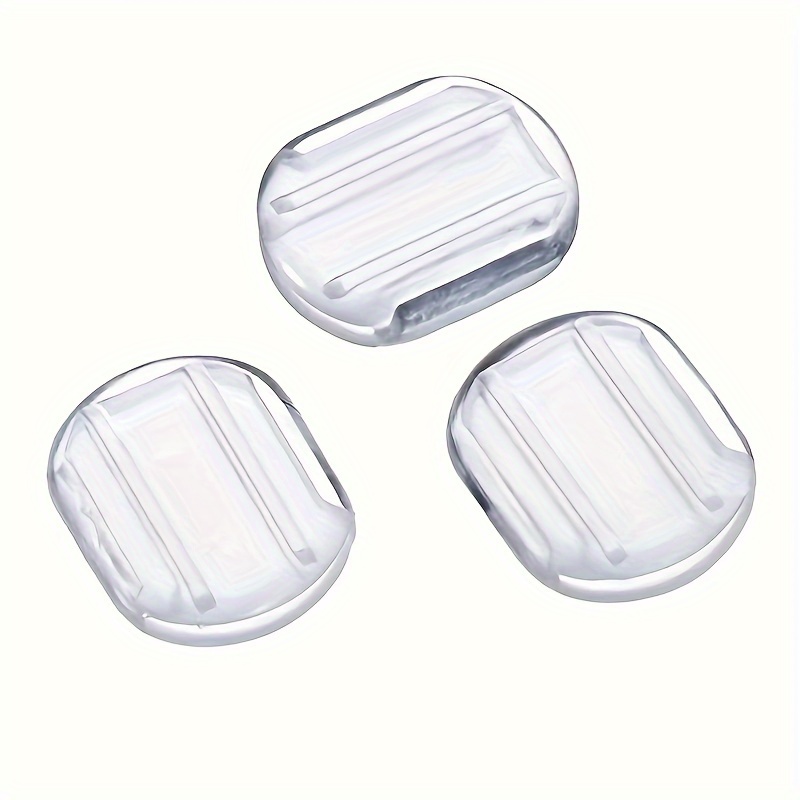 

50pcs/pack Silicone Earring Backs, Clear Cushion Pads For Diy Non Pierced Earring Pad Clip-on Earrings, & Accessory