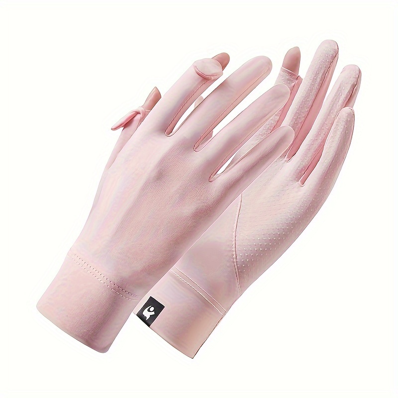 Women's Sunscreen Gloves Uv Protection Gloves Suitable For - Temu