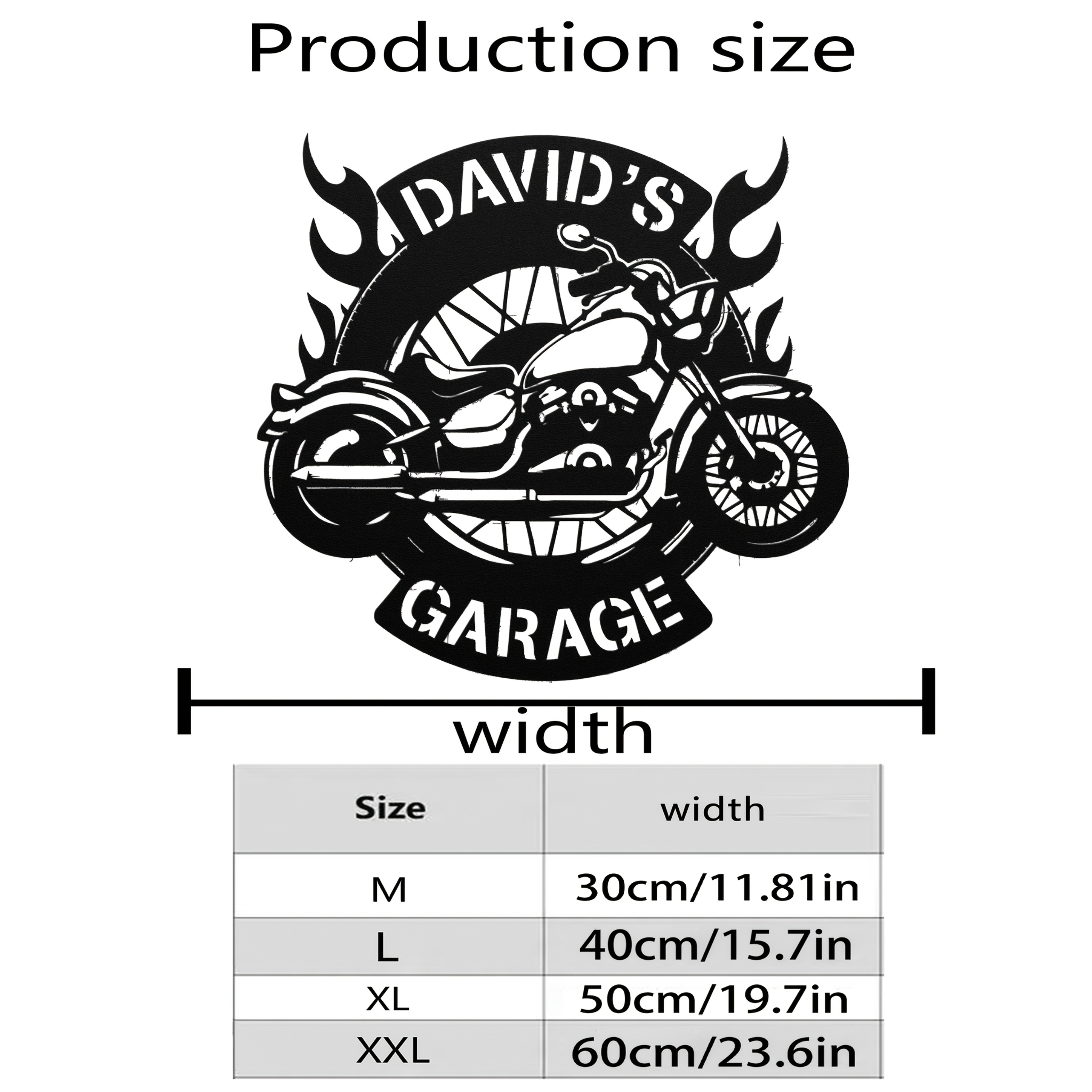 TEMU 1 Customizable Motorcycle Metal Emblem, Scene Party Hanging Ornament, Room Door Decoration, Personalized Home Decor, Wall Hanging Pendant, Wall