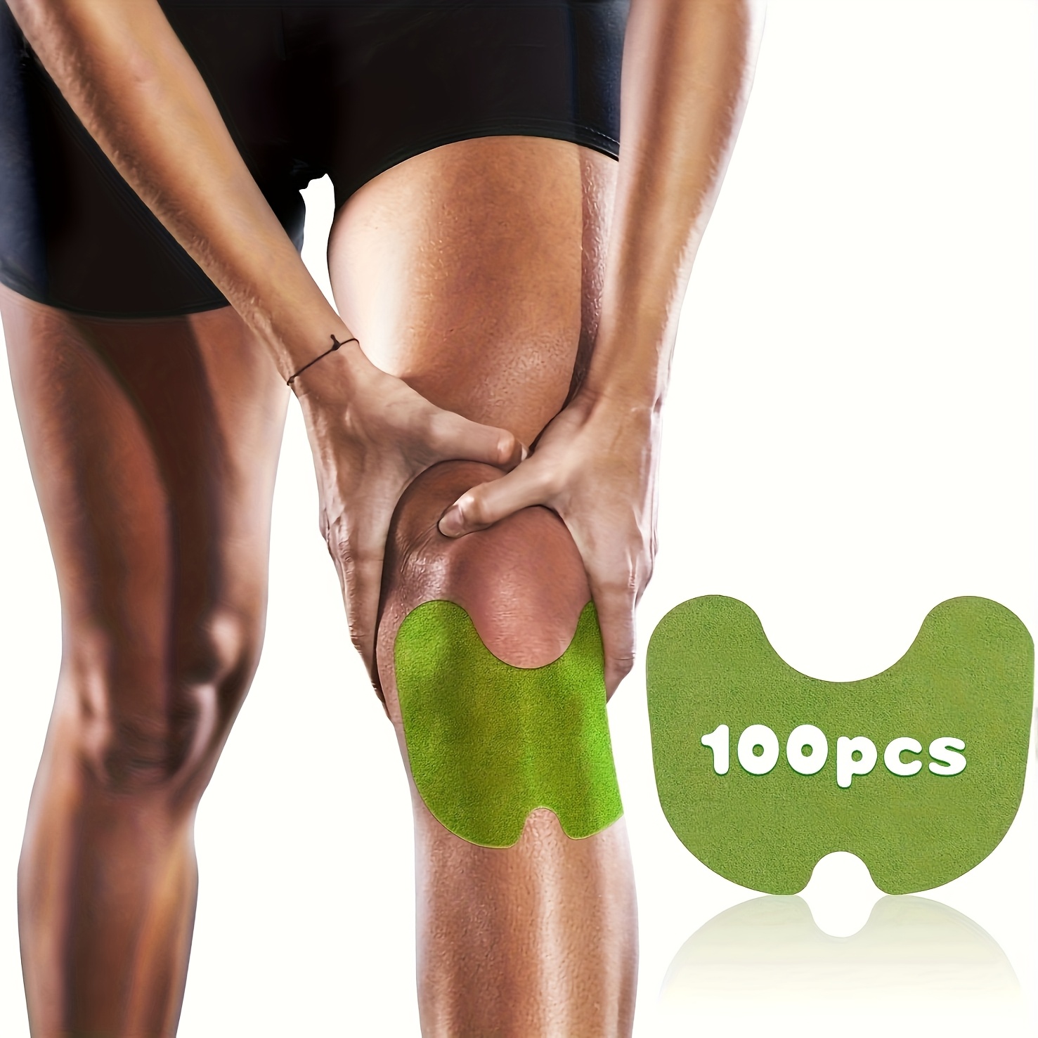 

100pcs Knee Patch, Wormwood Patch- For Knee, Neck, Shoulder, Lumpar Spine