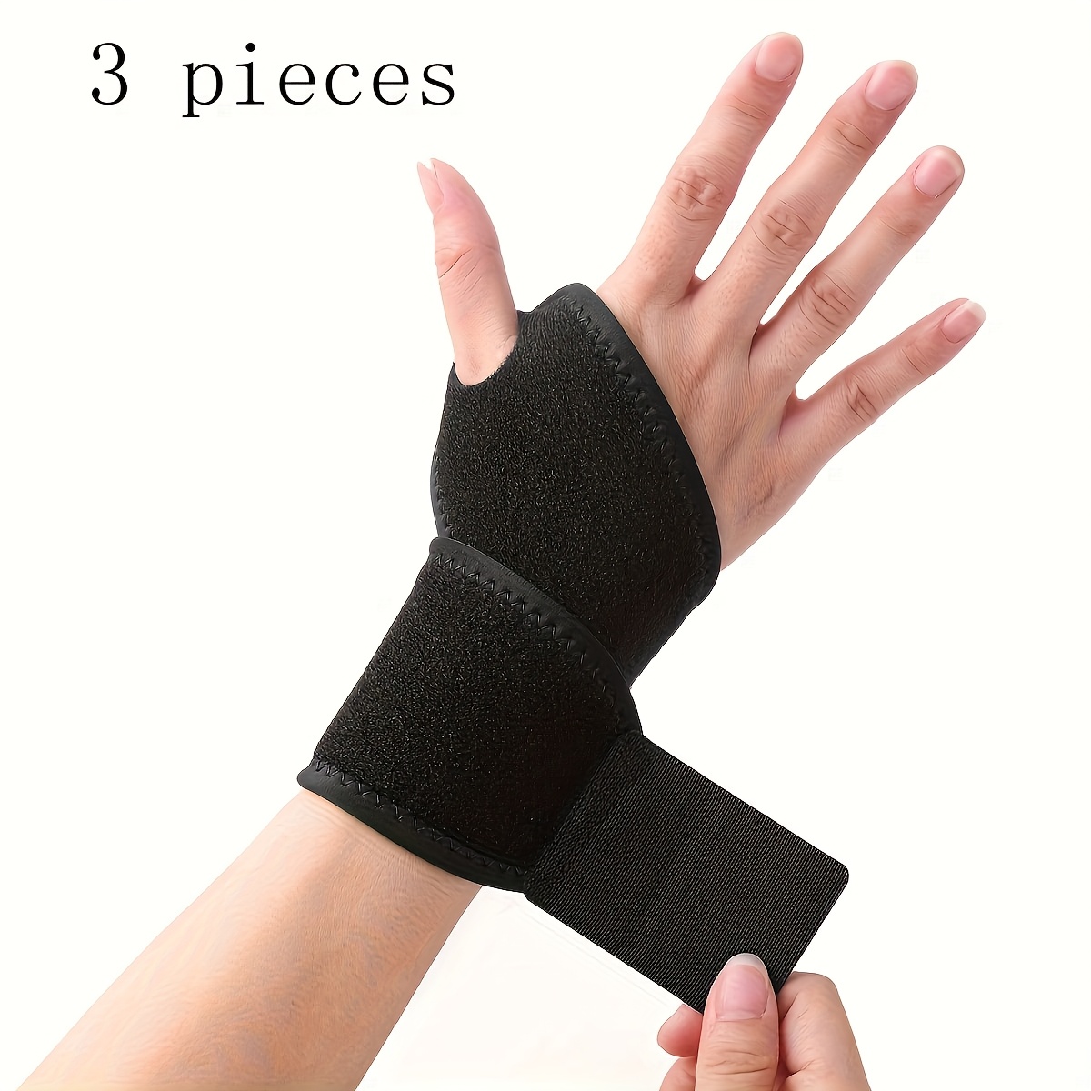 1/2/3pcs Of Comfortable Adjustable Wrist Straps For Men And Women - Perfect For Work, Fitness, And Weightlifting - Providing Support And Compression For Hands