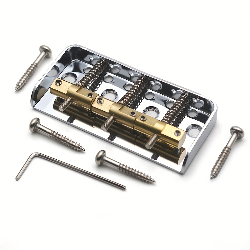 [Short Guitar Bridge with Cutaway] Pickup For TL Guitar With Short Guitar Bridge, Separate Border, Outer Dimensions (77X50mm) Inner Dimensions (73.5x21.5mm), Double-loaded Guitar Bridge, With Cutaway Side Panel And Compensated Brass Saddle