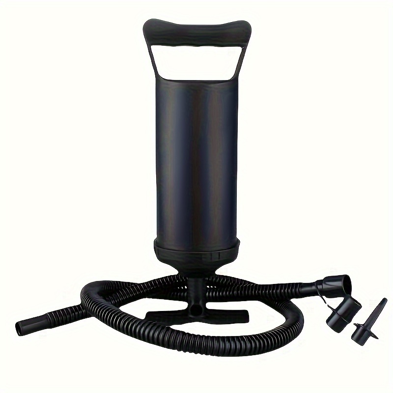 TEMU 1pc Double-action Manual Air Pump, 30cm Bidirectional Hand Pump/ Cylinder, Pe Material, Portable For Air Mattresses, Swimming Rings, Balloons, &