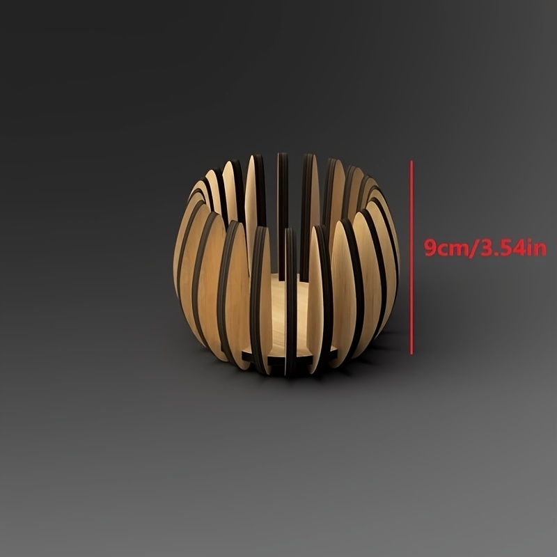 Tea Candle Holder, A Beautiful And Elegant Candle Holder Decoration, Wooden Style Wall Decoration For Living Room, Dining Room, Bedroom, Bathroom Decoration Style, Bedside Item Bracket