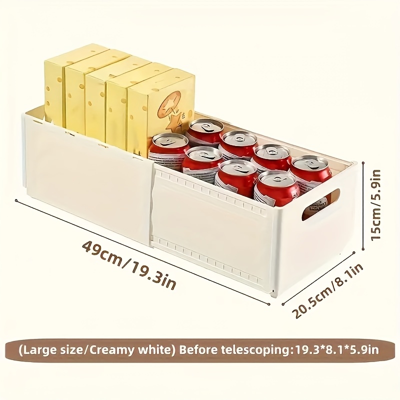 2/3pcs Expandable White Foldable Stackable Plastic Bins