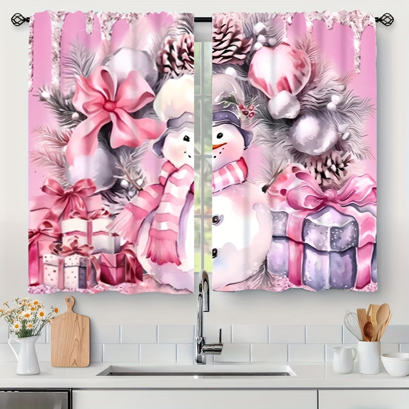 

Christmas Snowman Rod - 24x59 Polyester - Treatments For Small , , , Bathroom - , , 2 Panels