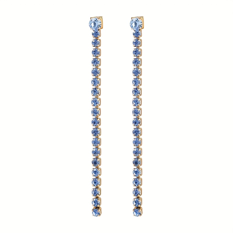 Women's Gorgeous Stainless Steel Colored Round Zirconia Earrings