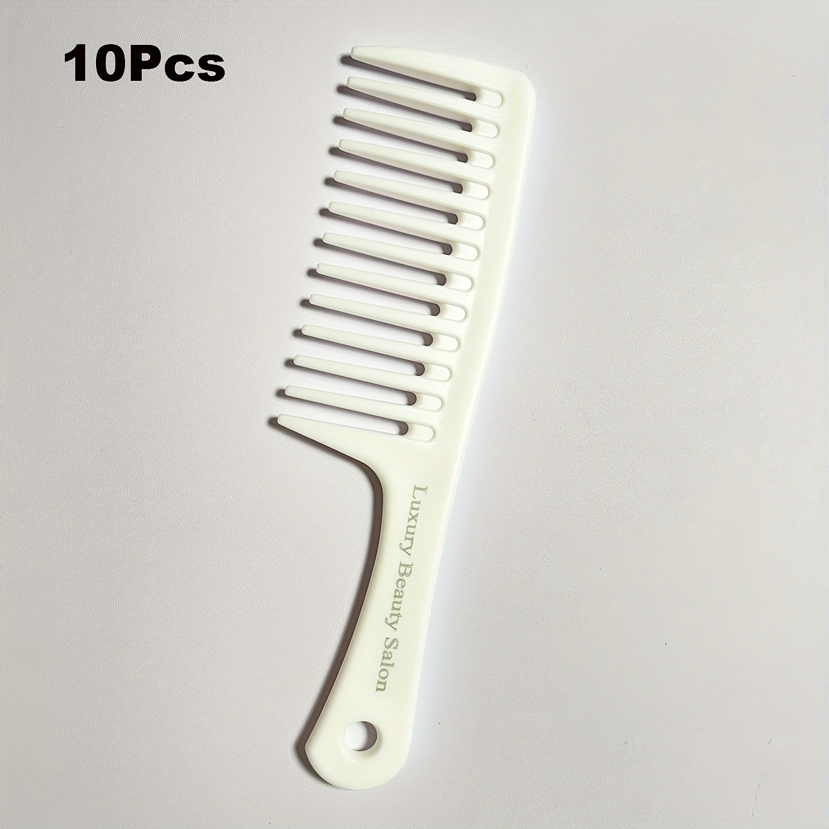 TEMU 1pc/3pcs/6pcs/10pcs Wide-tooth Comb, Suitable For Curly Hair, Wet Hair - Detangling Comb, Women's Large Comb, Customizable With Company Personal
