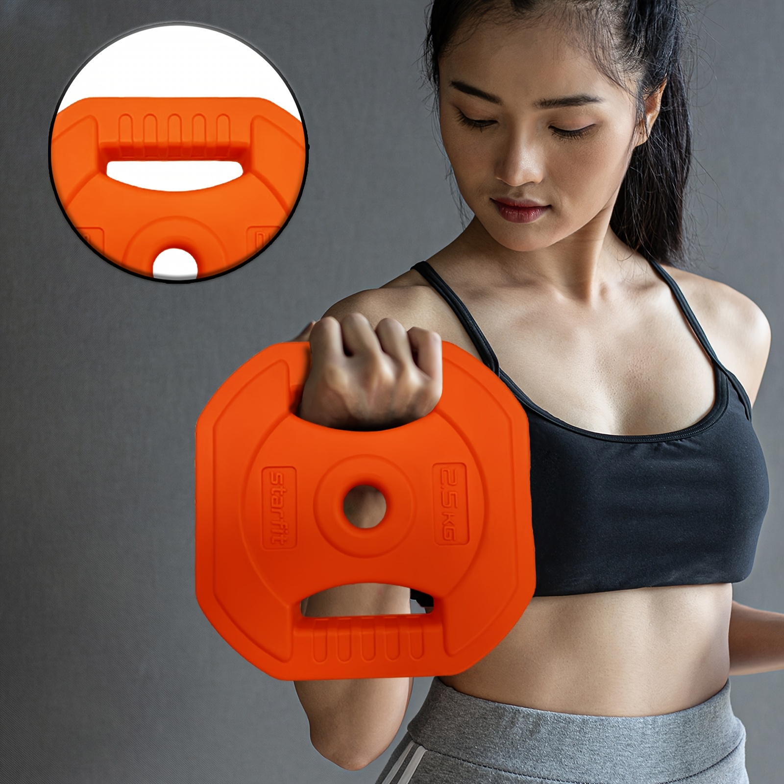 Adjustable Barbell Weight Set, Adjustable Free Weights for Home And Gym Workout, 40LB, Black