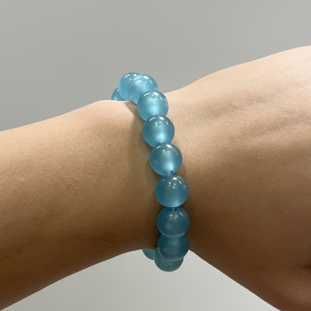 Large Glow Bead Elastic Bracelet, Trendy Couple's Gift