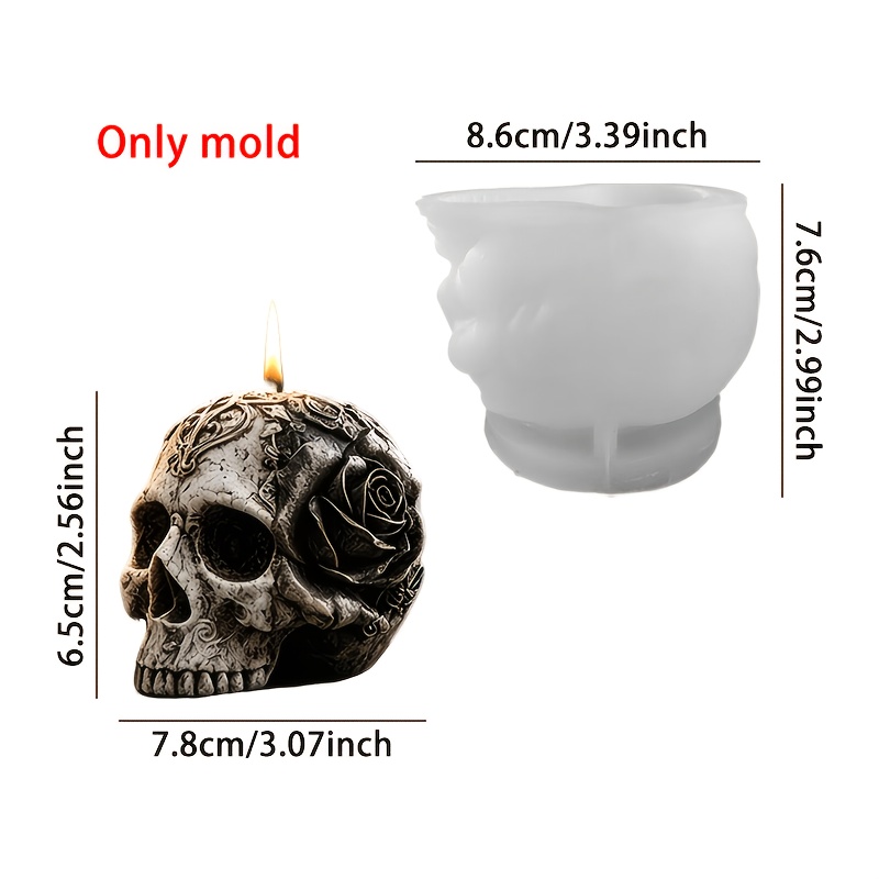 TEMU Resin Silicone Mold - Rose Silicone Mold - High Temperature Resistant, Easy To Demold, Reusable Silicone Mold, Suitable For Resin, Gypsum,