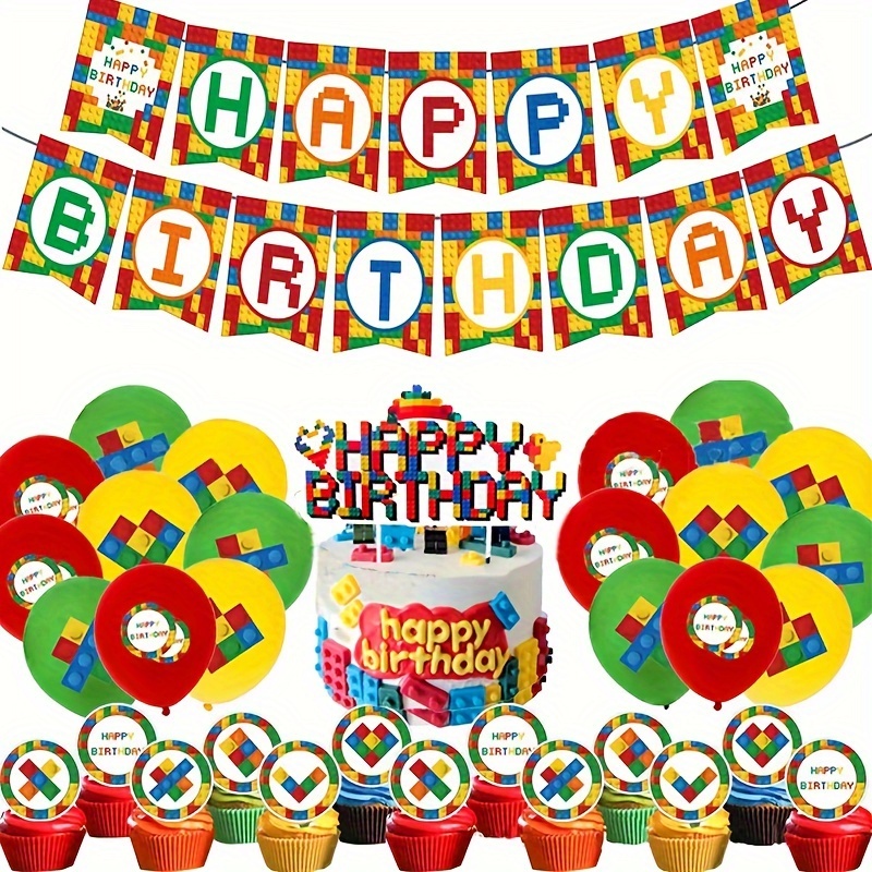 32Pcs Ninjago Birthday Party Supplies Décorations, Décoration De