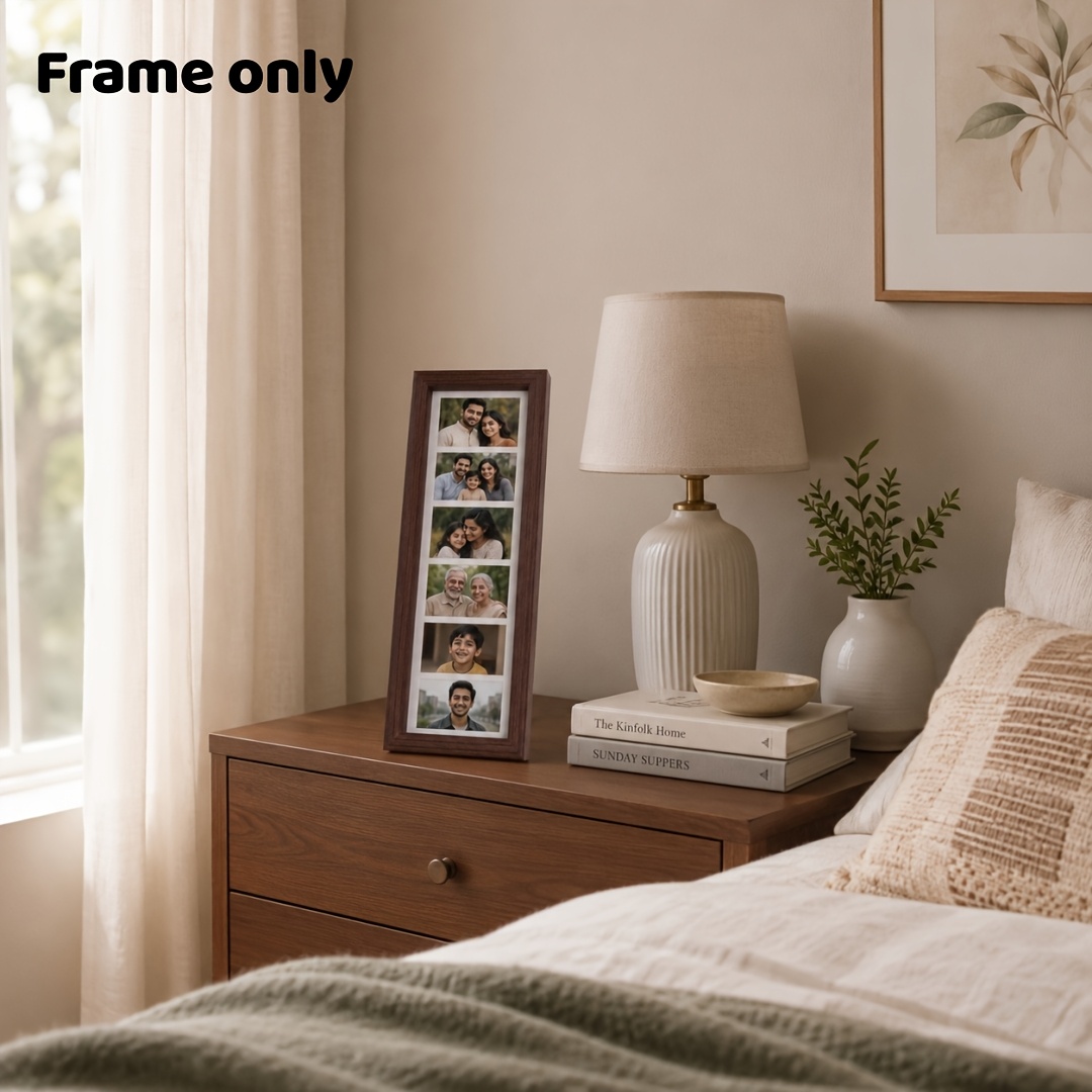 TEMU 1pc Collage Photo Frame Decoration, Gallery Wall Frame, Full Panoramic Photo Display, Wedding Photos/family Portraits/pet Photos/couple Photos
