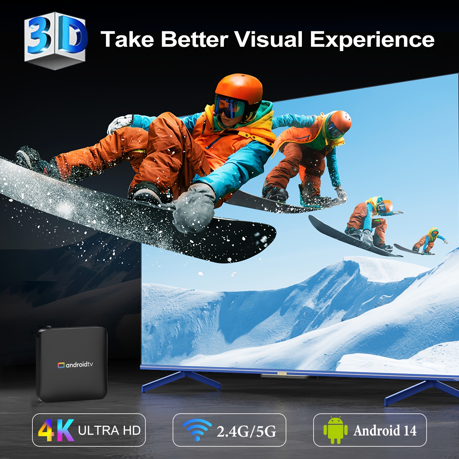     s905l3   core   14 0 tv box 4k ultra hd output 2gb 8gb 16gb   dual wifi 2 4g 5g wireless 4 0   assistant 2  2 0 smart   player     construction details 5