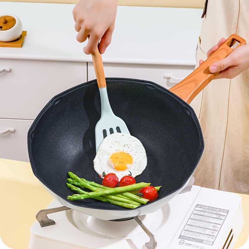white octagonal pot non stick pot induction cooker gas stove universal non stick pot home   pan 4