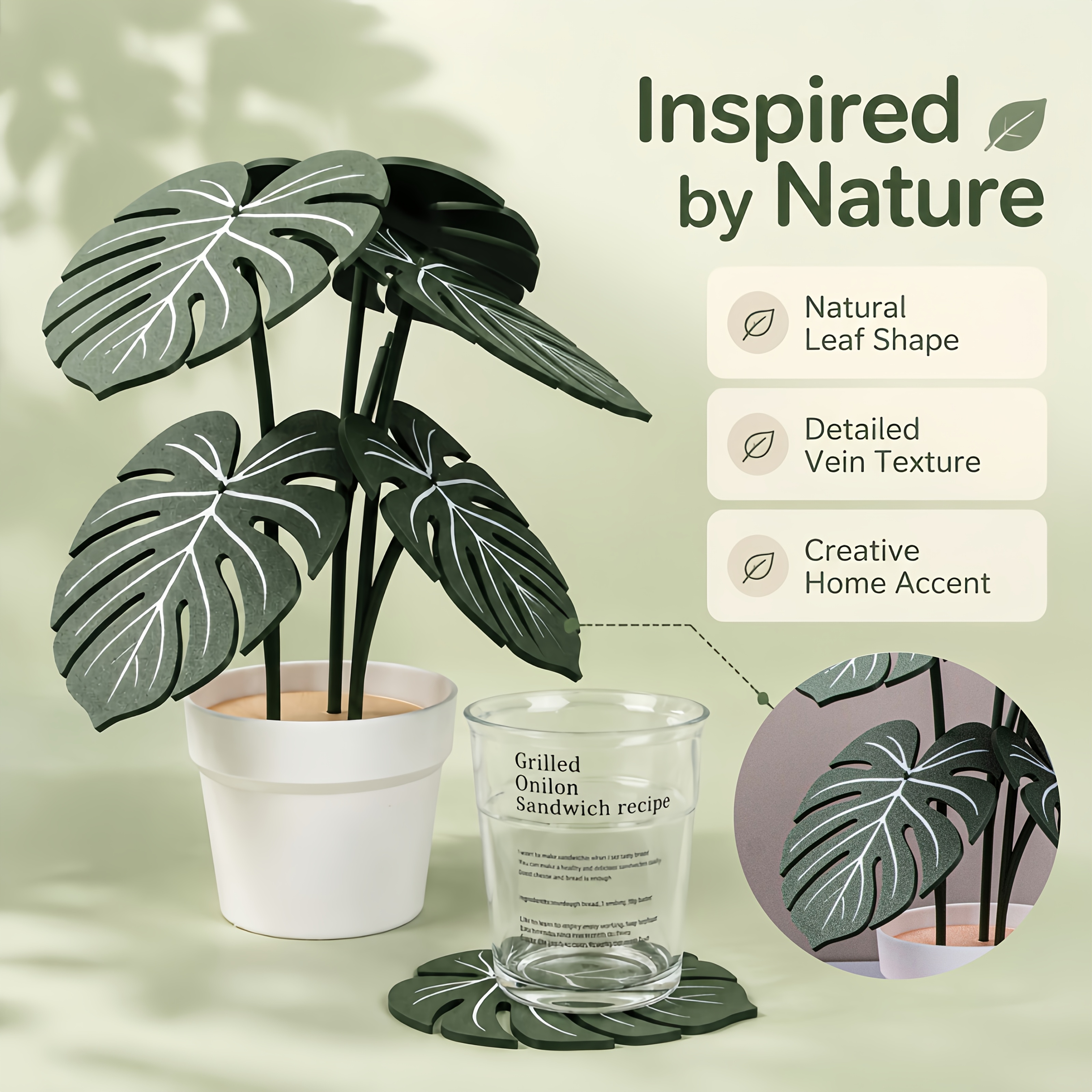 TEMU Jardinière et sous-verre à double usage d'arbre du de et blanc, convient pour une utilisation en extérieur, pot ovale léger en plastique pour la