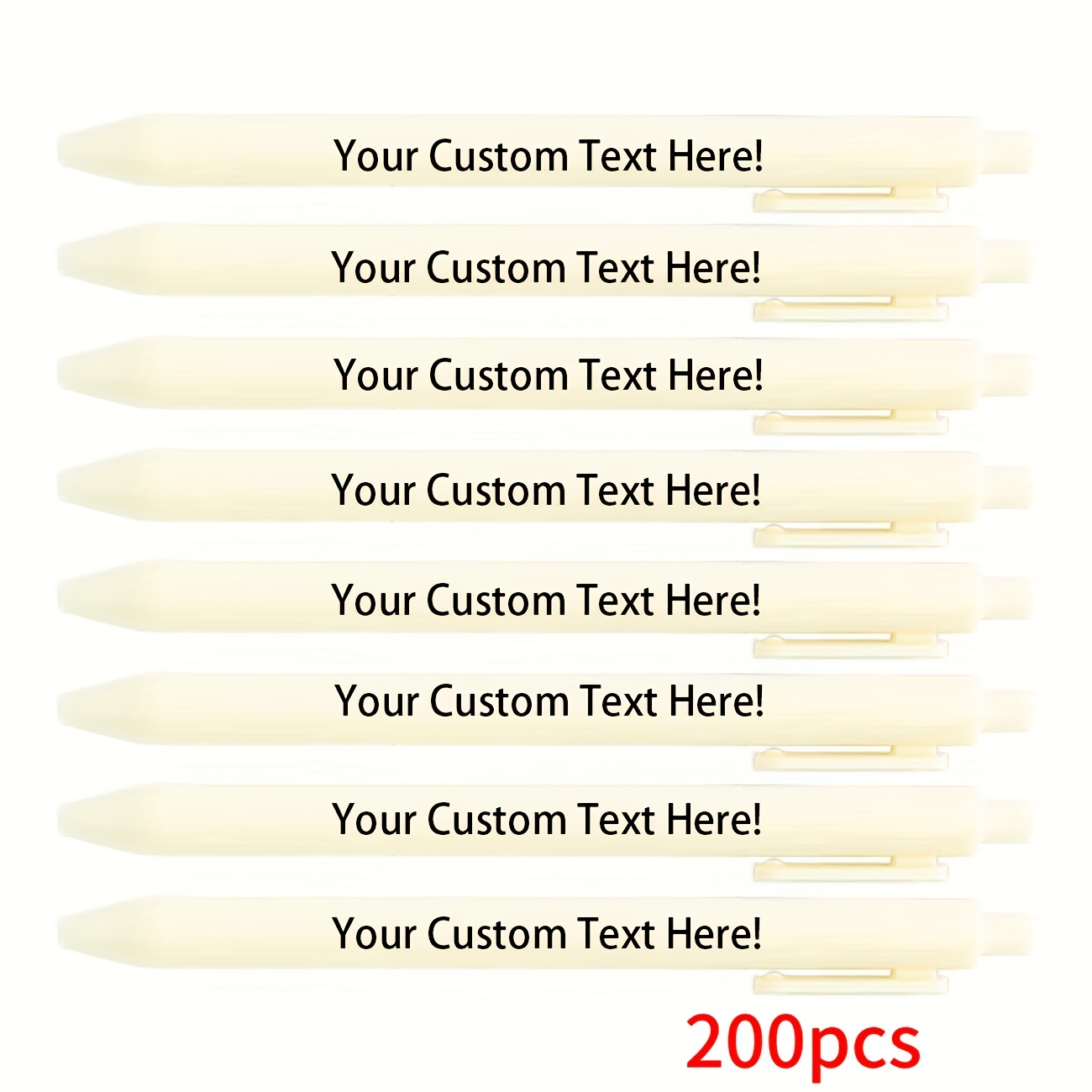 200pcs Customized Gel Pen Set for Promotions