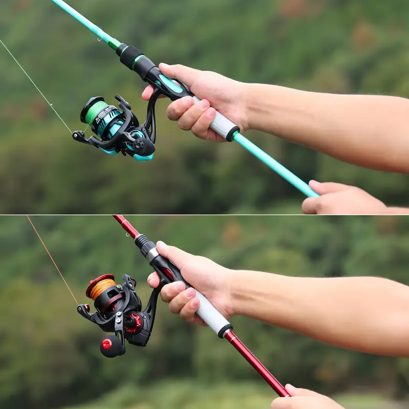 fishing rod 2pc spinning casting fishing pole 30 - Temu fishing rod 2pc spinning casting fishing pole 30 - Temu