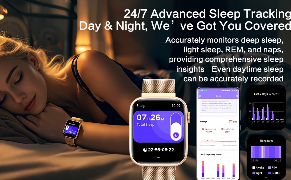 Unisex Smartwatch, 1.9-Inch AMOLED HD Touch Screen, DA GPT AI Fitness Tracker Watch, Supports Wireless Calls/Message Reminders, AI Dials, Smart Voice, Remote Camera, Sitting Reminder, Water Drinking Reminder, Music Control, Alarm Clock, Timer, Health Monitoring Tracker That Can Set Date And Time on The Watch, Suitable for Men And Women, Is The Best Gift for Family/Friends/Relatives, Birthday Gift, Holiday Gift, Christmas Gift