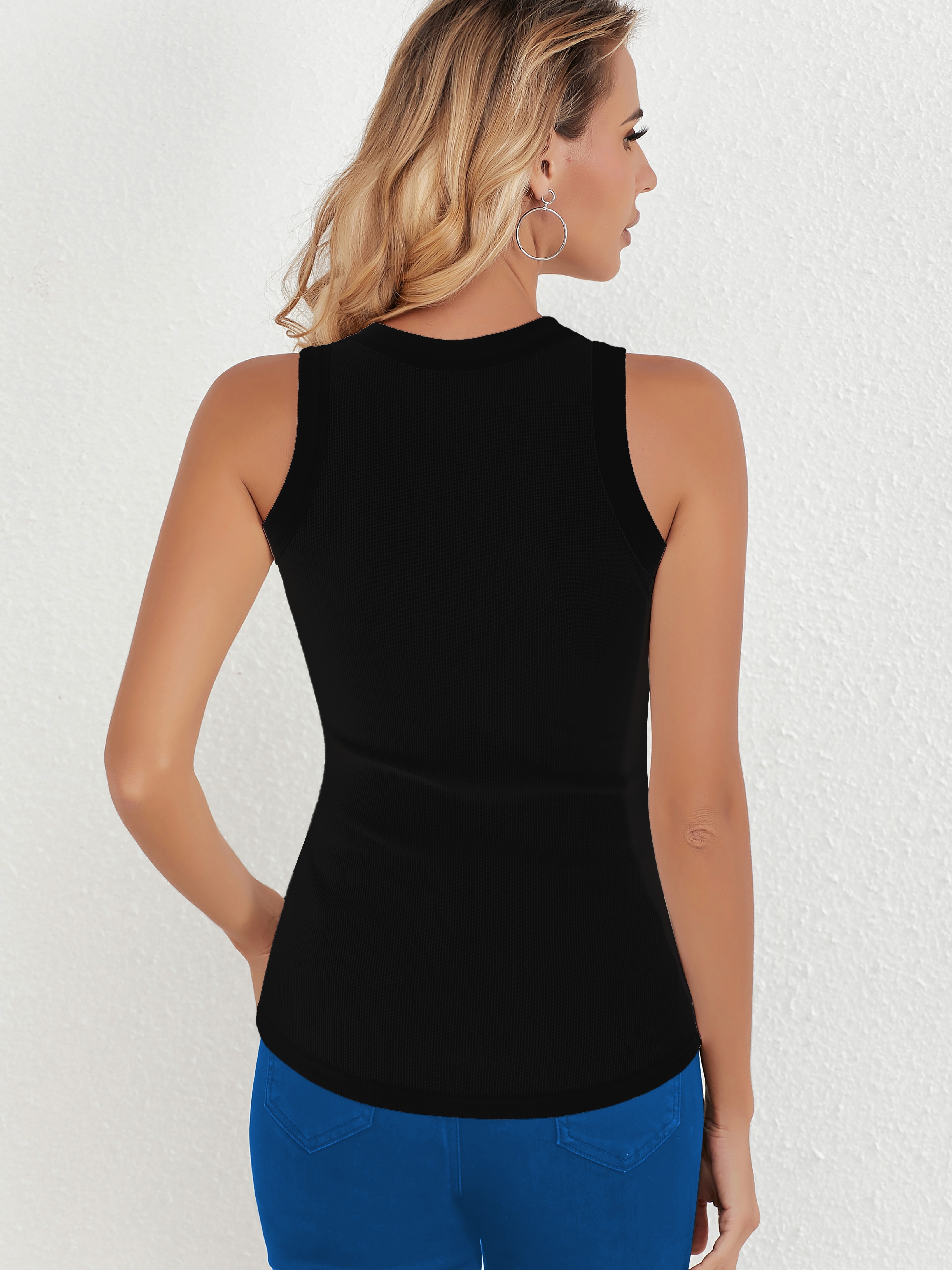 Women's Stylish Sleeveless Sports Tank Top Perfect Fitness - Temu