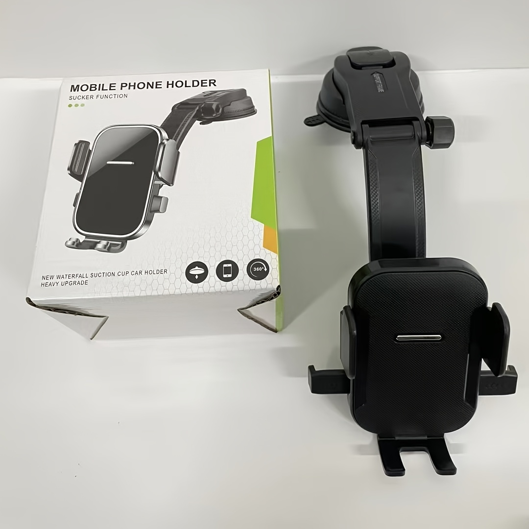 TEMU [super Suction] Instrument Panel Car Phone Holder, Upgraded Phone Holder, Sturdy Base Car Phone Holder For Smartphones, Universal Car Holder For