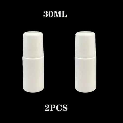 item picture 2pcs roller ball bottles refillable roll on containers essential oil lotion applicators plastic empty bottles portable travel refill containers