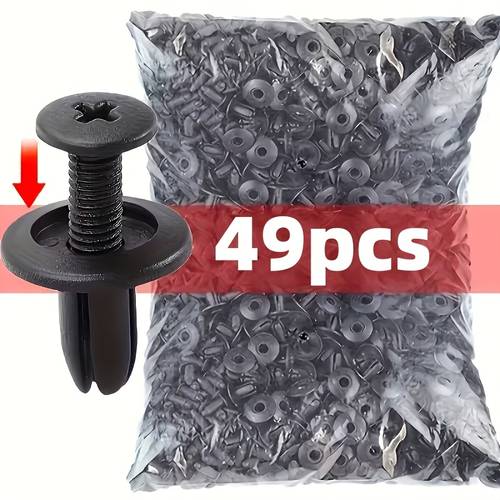49pcs universal hot fender fixing clip and mudguard fastener kit for trunk bumper clips