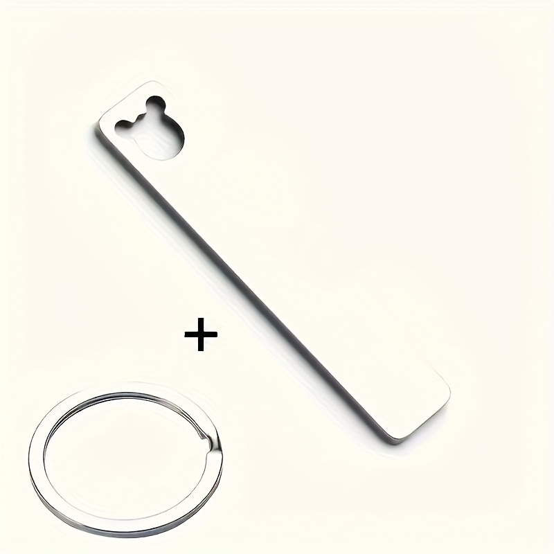 1 Metal Customized Engraved Stainless Steel Keychain - Personalized Phone Number, Name And - Fashionable And Car Key Ring