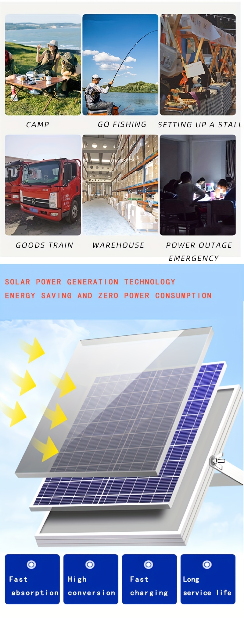solar floor fan adjustable tilt high velocity fan portable garage workshop camping rechargeable portable stand fans 14 inch battery powered large fan emergency travel fishing ventilator for household or office details 1