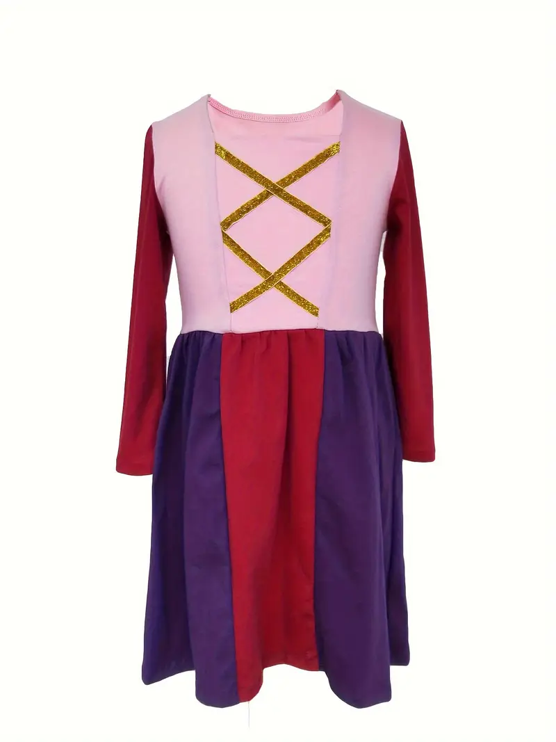 girls soft cotton long sleeve witch dress movie inspired - Temu South Africa girls soft cotton long sleeve witch dress movie inspired - Temu South Africa