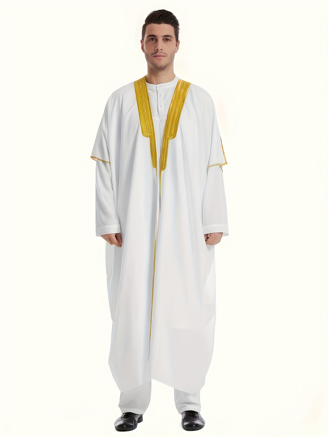 1pc túnica tradicional árabe túnica musulmana Temu Peru