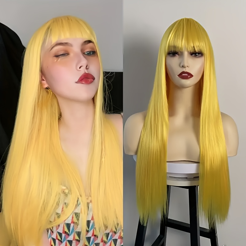 long wig sold on Temu United States