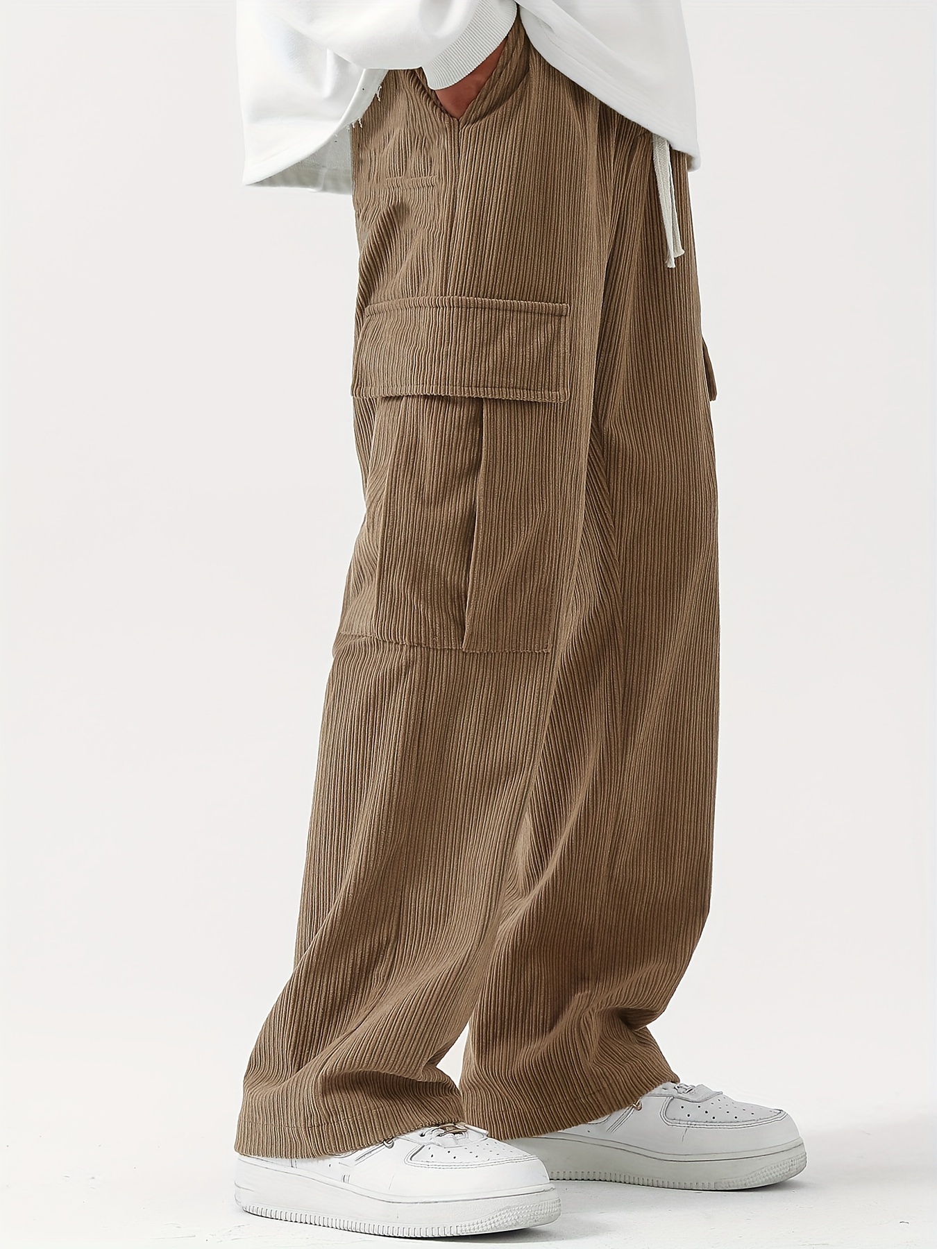 Pantalón De Pana Hombre Pantalones Cargo versátiles para Todas Las  Estaciones para Hombre, Dobladillo con Varios Bolsillos, Color sólido,  Pantalones de Talla Grande para Exteriores Shorts Hombre: : Moda