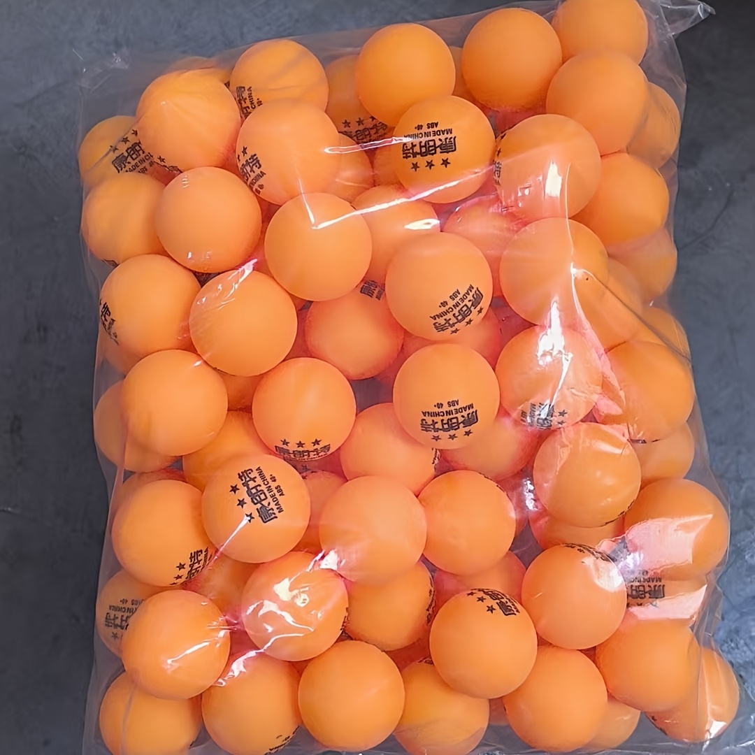 TEMU 100 pièces de balles de tennis de table blanches et jaunes
