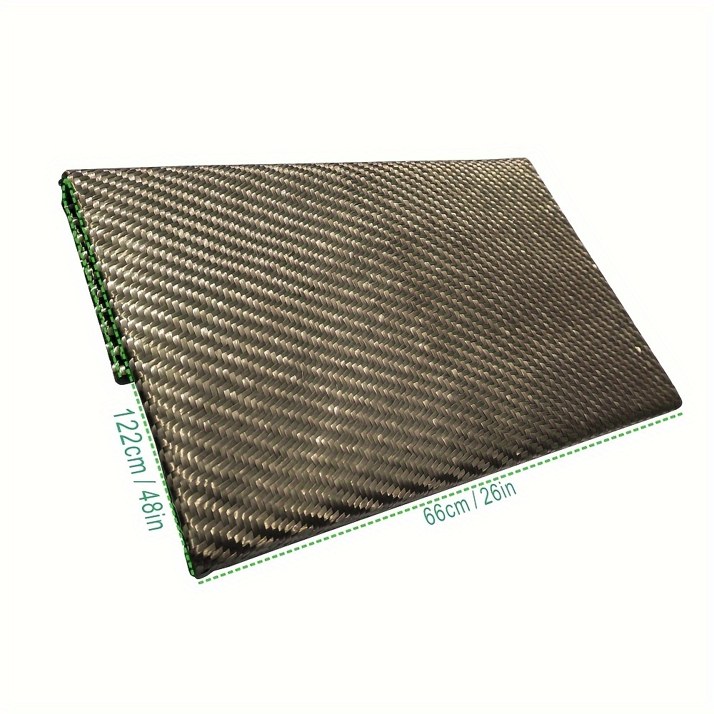 TEMU 26 Inch X 52 Inch Reinforced Exhaust Heat Shield Mat With Adhesive Backed Resistant High -temp Titanium