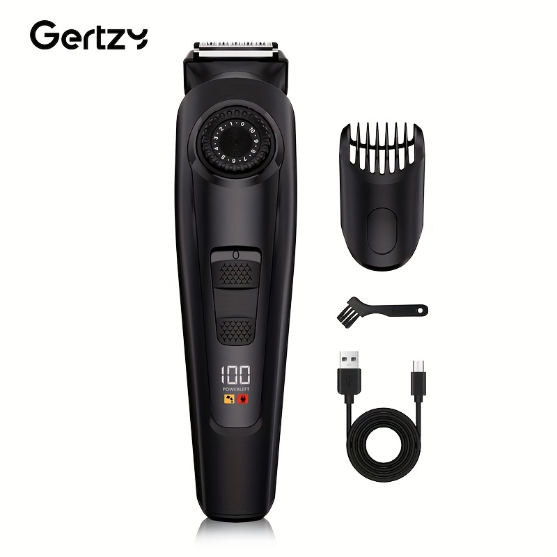 Men's Adjustable Beard Trimmer, Electric Body Trimmer With Dial, Usb Rechargeable Shaver, Gift, Hair Clipper, Father's Day Gift