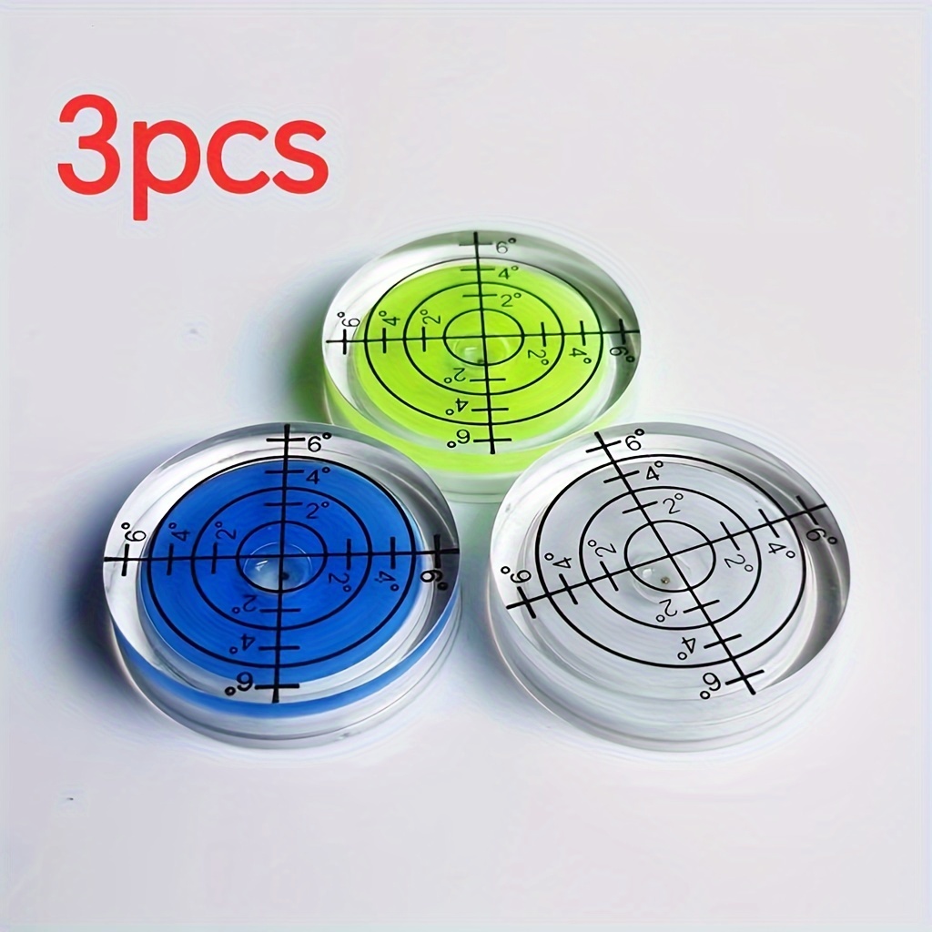 

3pcs/4pcs, Level Level Measuring Meter Normal Usage Universal Wear Resistant 1.26*0.28in Accuracy 20°-30°