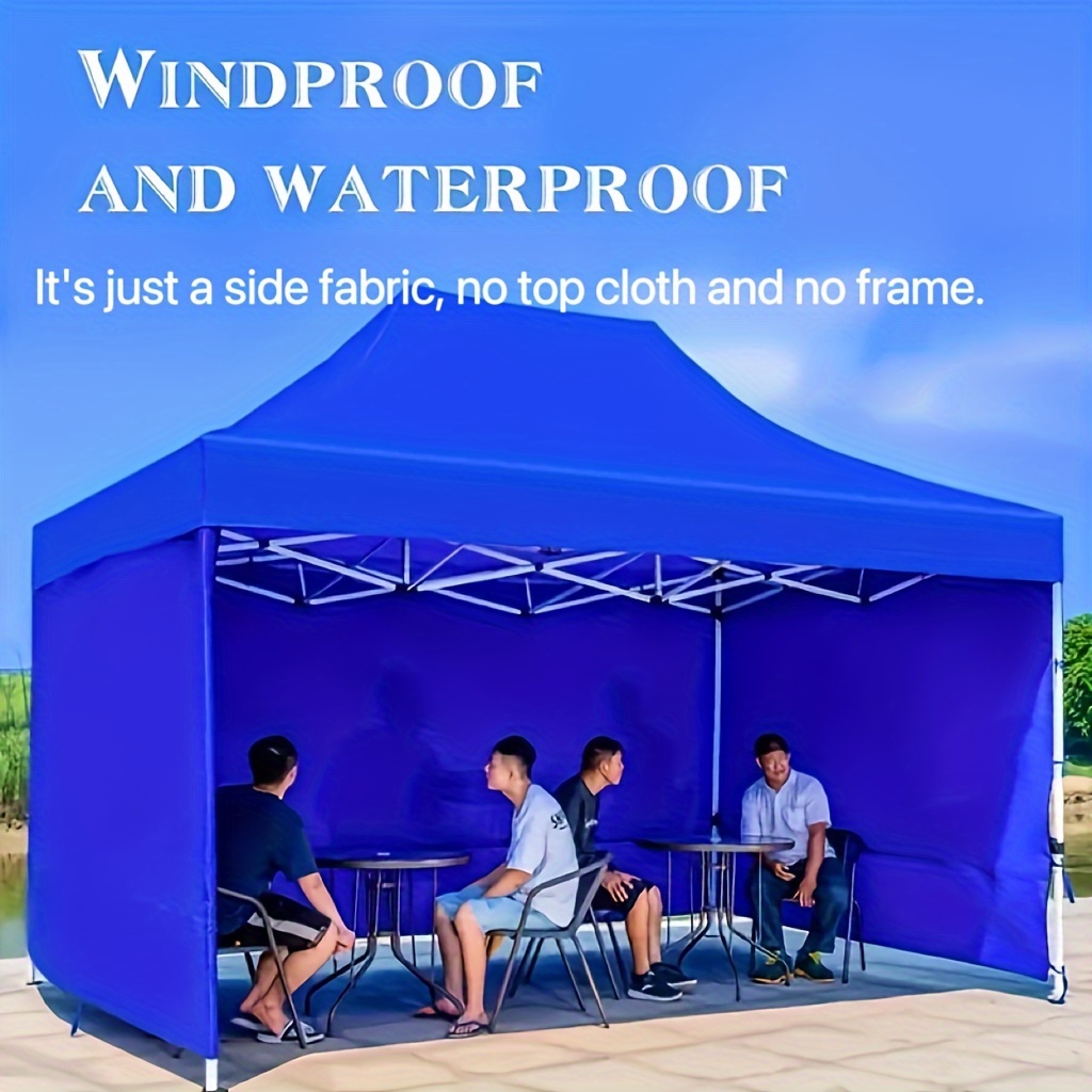 

Awning - & Windproof , 120"x77", For Stalls, & ( Or Top Included)