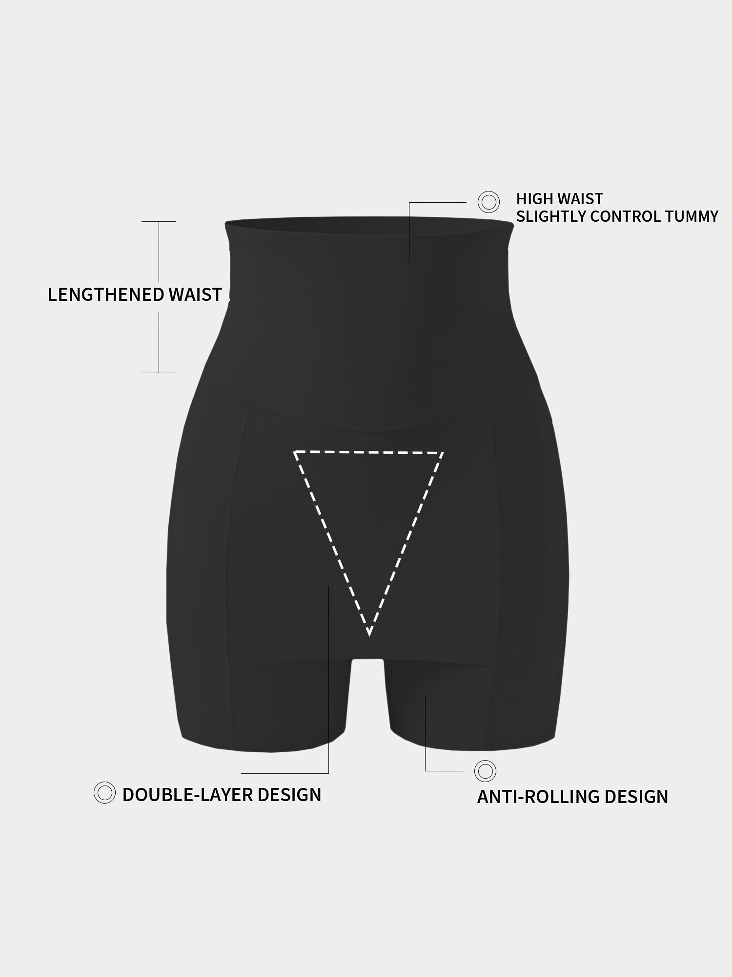 womens high waist tummy control safety pants seamless anti slip   lifting     Product details 8