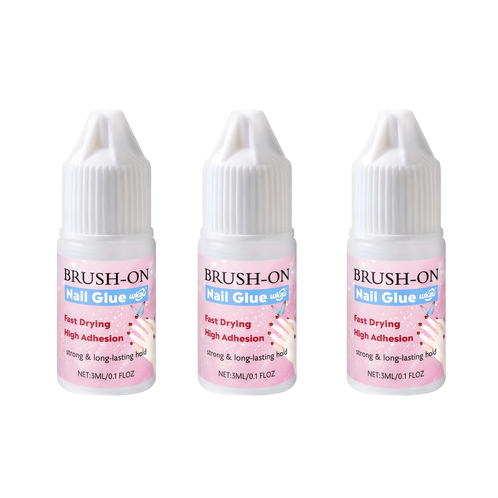 Image of Nail Glue, No Wipe Needed, Suitable For Bonding . Fake Nail Glue, Long-lasting Nail Glue, Applicable To Jewelry-making And Other Products