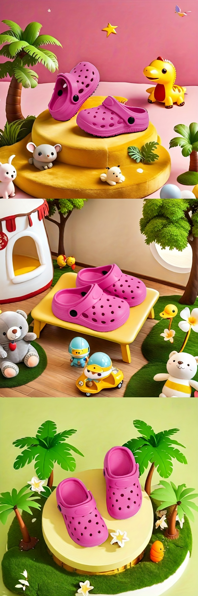 2025 New Summer Cute Indoor and Outdoor Fashionable Casual Slippers for Boys and Girls