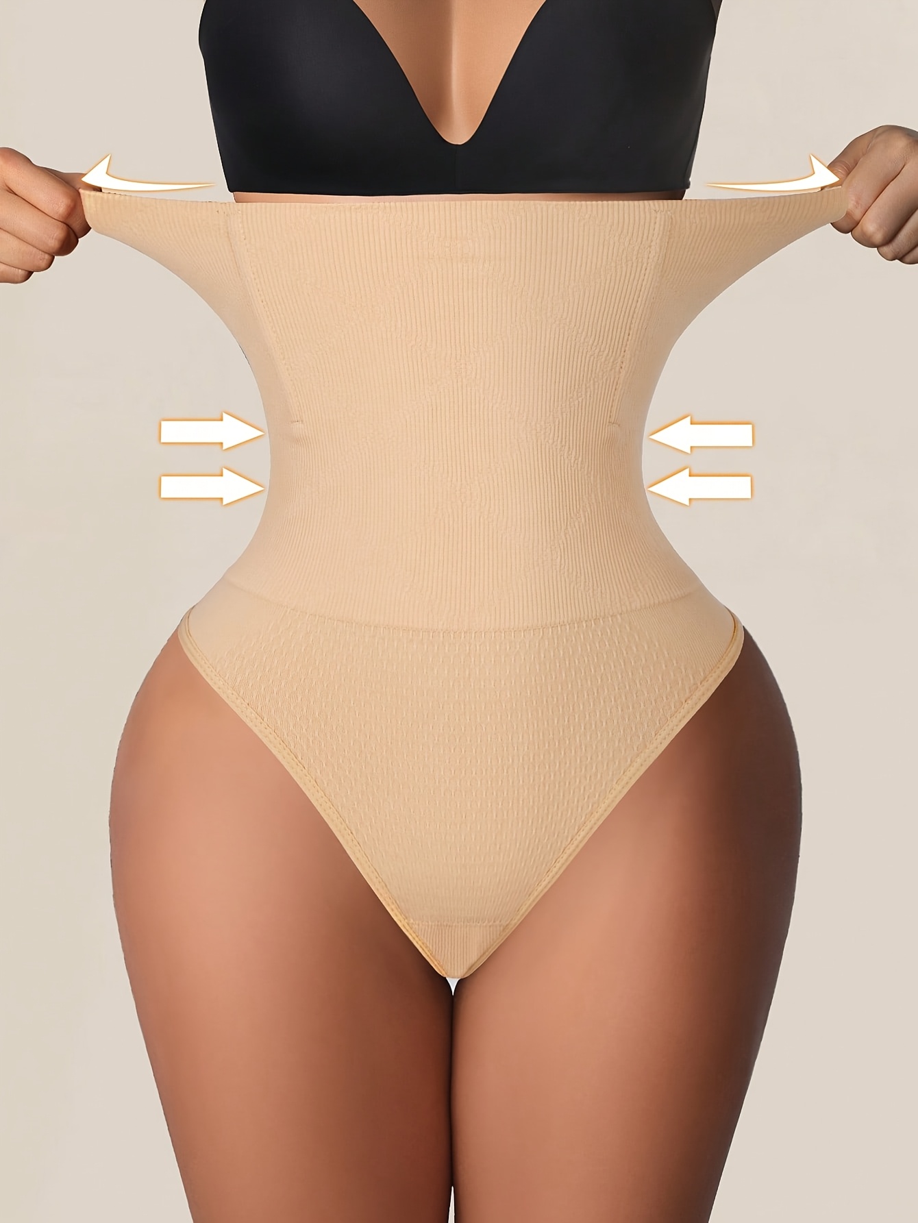 1pc high waist seamless womens thong tummy control panties womens shapewear buttock lifter tummy control waist trainer body shaper   womens shapewear